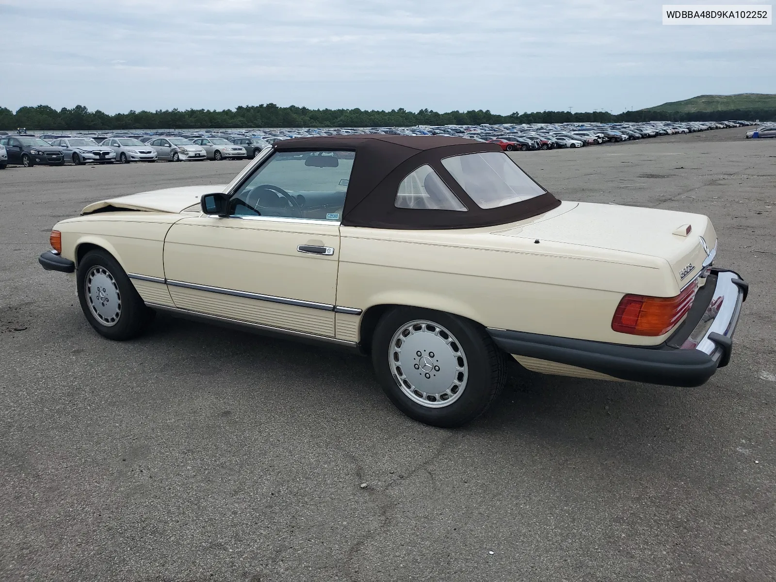 1989 Mercedes-Benz 560 Sl VIN: WDBBA48D9KA102252 Lot: 61684484