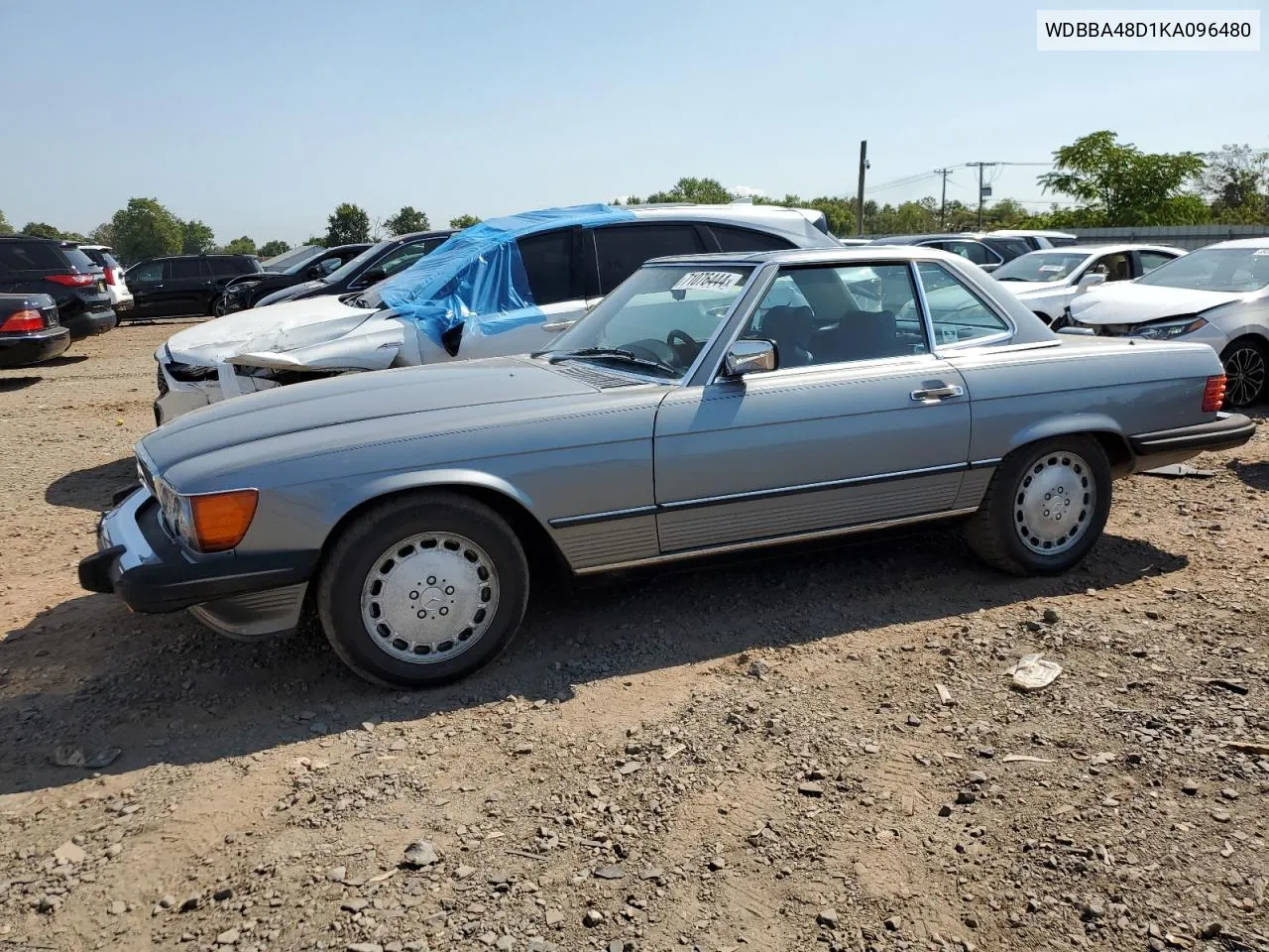 1989 Mercedes-Benz 560 Sl VIN: WDBBA48D1KA096480 Lot: 71076444