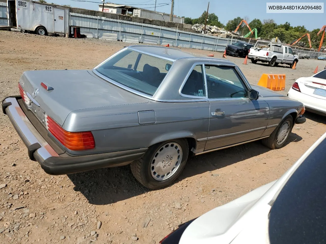 1989 Mercedes-Benz 560 Sl VIN: WDBBA48D1KA096480 Lot: 71076444