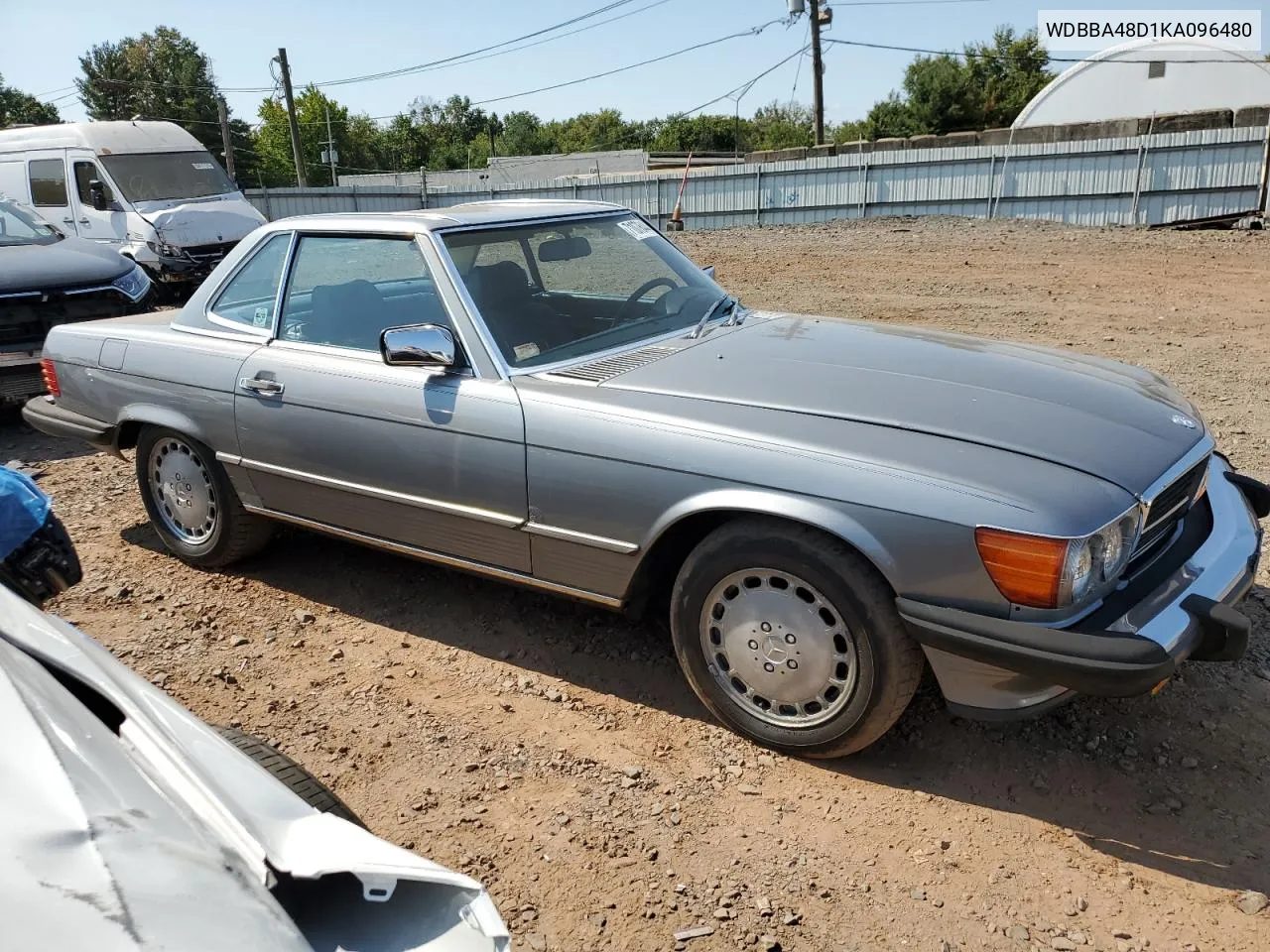 1989 Mercedes-Benz 560 Sl VIN: WDBBA48D1KA096480 Lot: 71076444