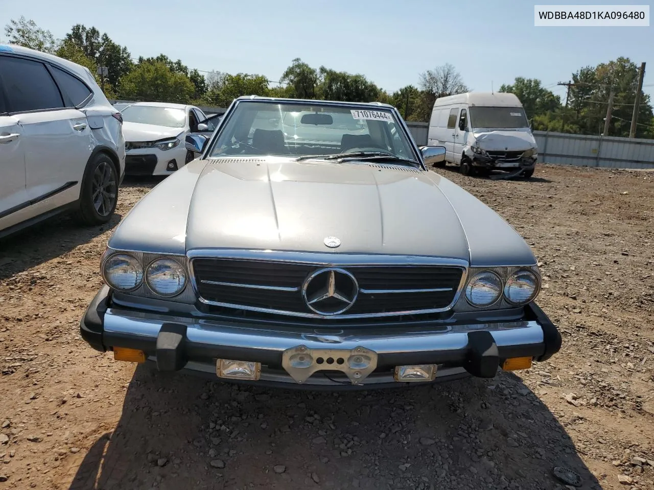 1989 Mercedes-Benz 560 Sl VIN: WDBBA48D1KA096480 Lot: 71076444