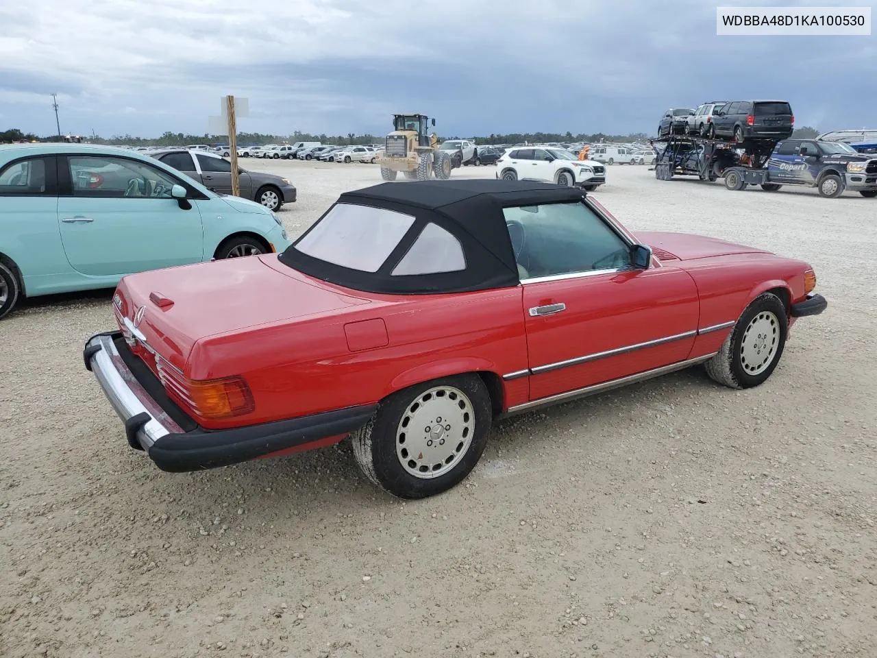 1989 Mercedes-Benz 560 Sl VIN: WDBBA48D1KA100530 Lot: 74240804