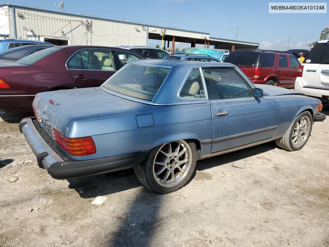 1989 Mercedes-Benz 560 Sl VIN: WDBBA48D2KA101248 Lot: 75626844