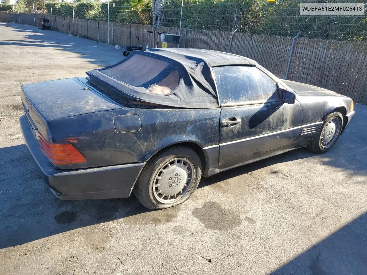 1991 Mercedes-Benz 300 Sl VIN: WDBFA61E2MF026413 Lot: 71316174