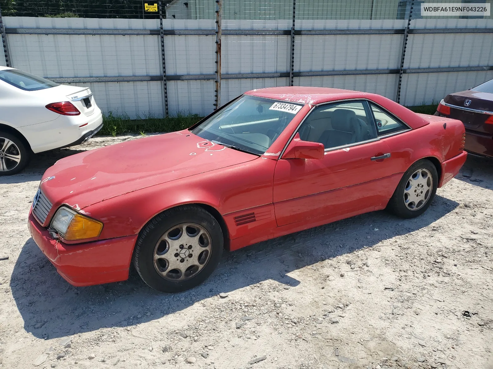 1992 Mercedes-Benz 300 Sl VIN: WDBFA61E9NF043226 Lot: 67334794