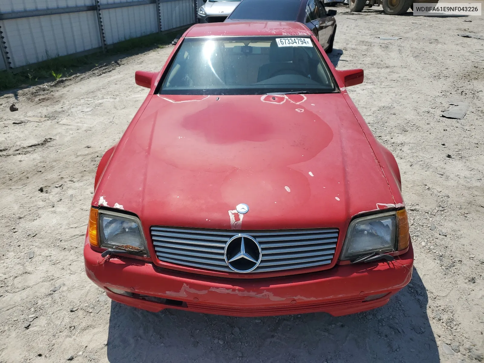 1992 Mercedes-Benz 300 Sl VIN: WDBFA61E9NF043226 Lot: 67334794