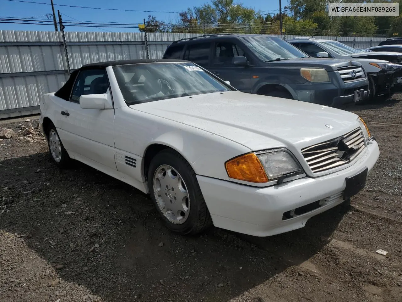 1992 Mercedes-Benz 500 Sl VIN: WDBFA66E4NF039268 Lot: 73941104