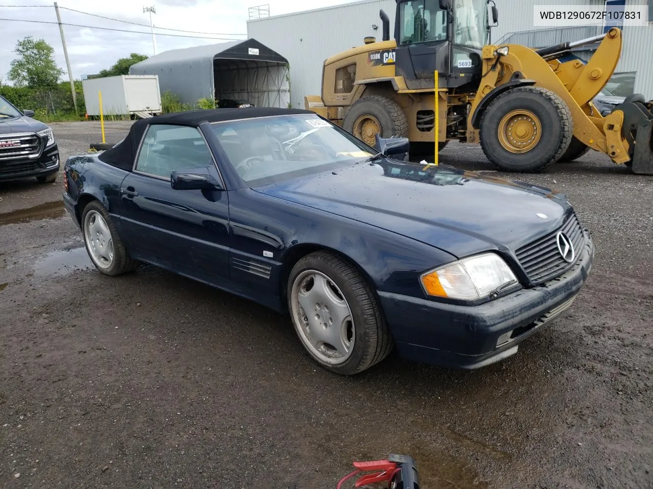 1994 Mercedes-Benz Sl 500 VIN: WDB1290672F107831 Lot: 67643584