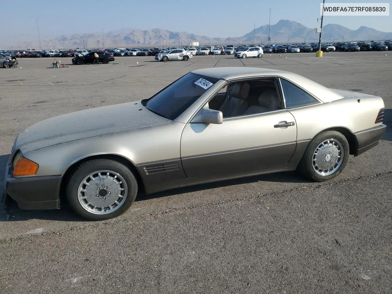 1994 Mercedes-Benz Sl 500 VIN: WDBFA67E7RF085830 Lot: 70479494