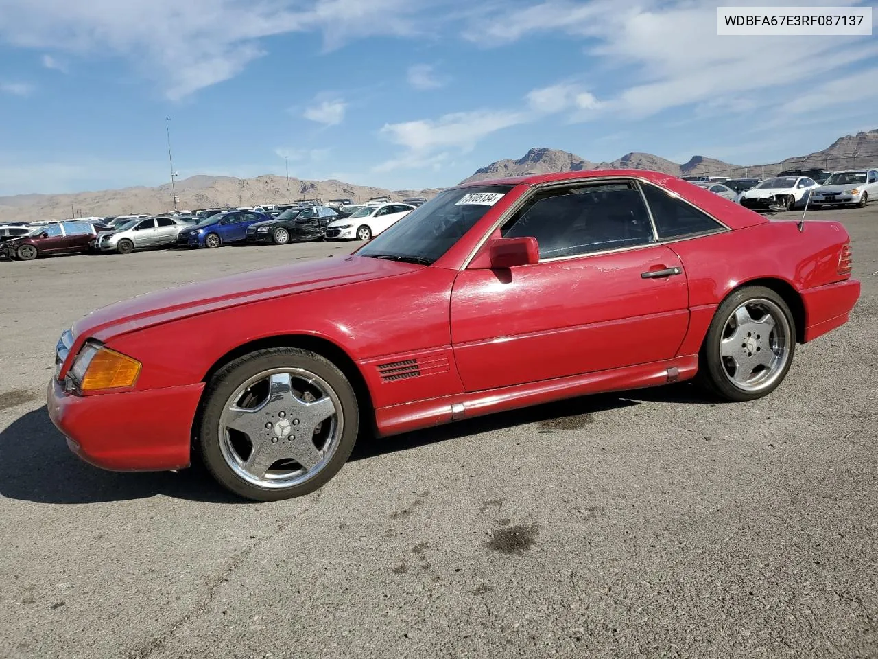 1994 Mercedes-Benz Sl 500 VIN: WDBFA67E3RF087137 Lot: 75705134