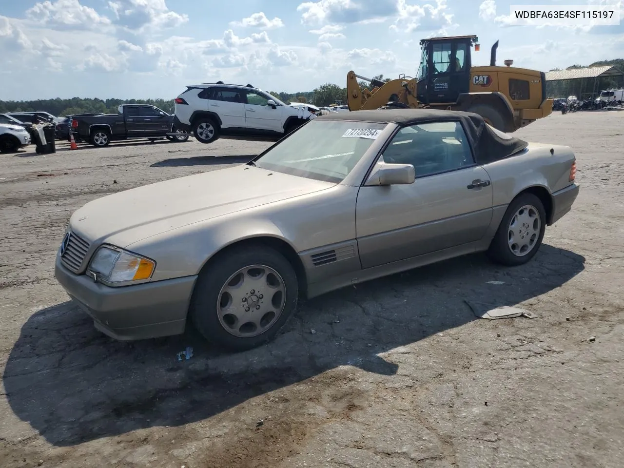 1995 Mercedes-Benz Sl 320 VIN: WDBFA63E4SF115197 Lot: 72720254