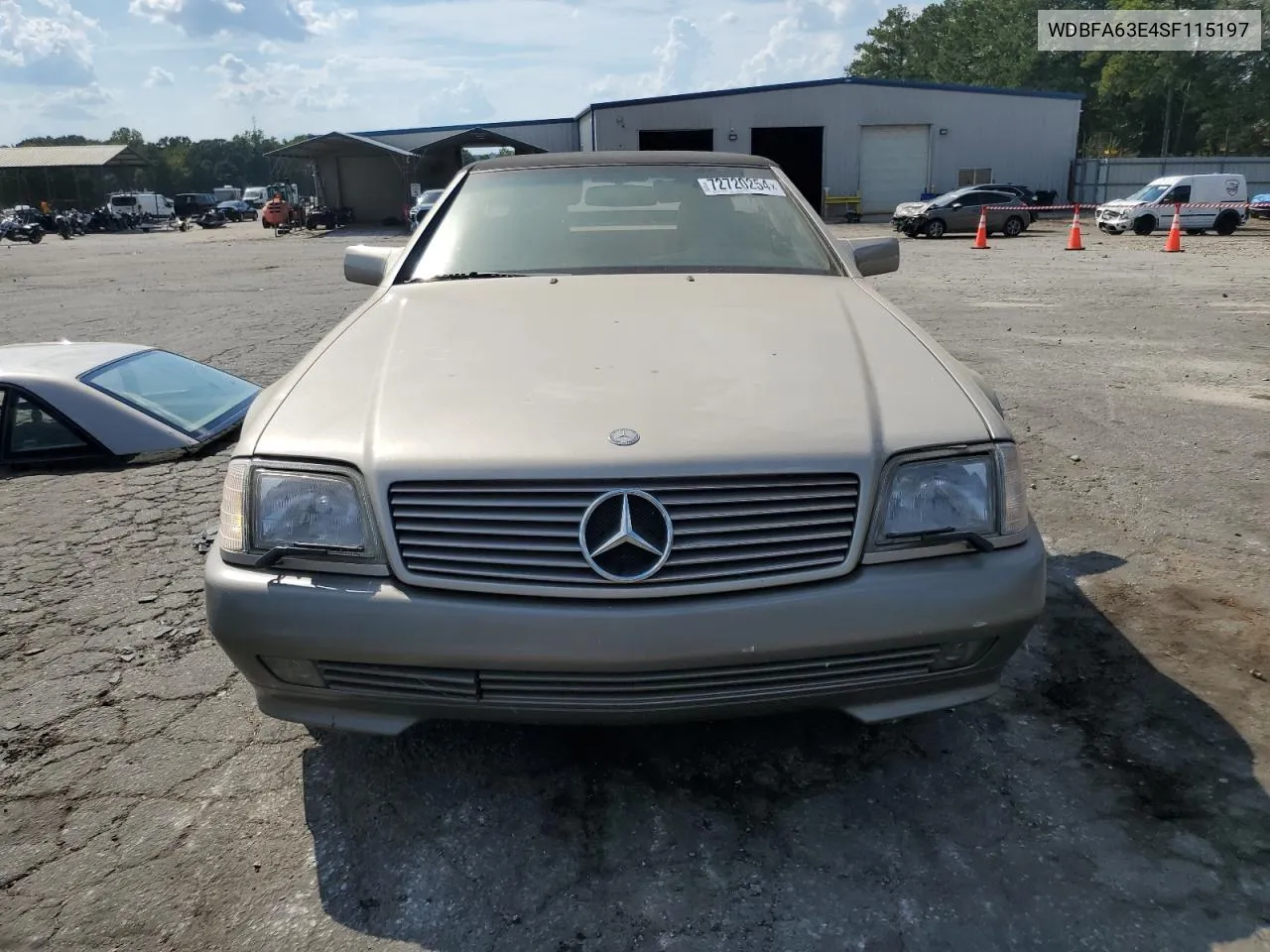 1995 Mercedes-Benz Sl 320 VIN: WDBFA63E4SF115197 Lot: 72720254