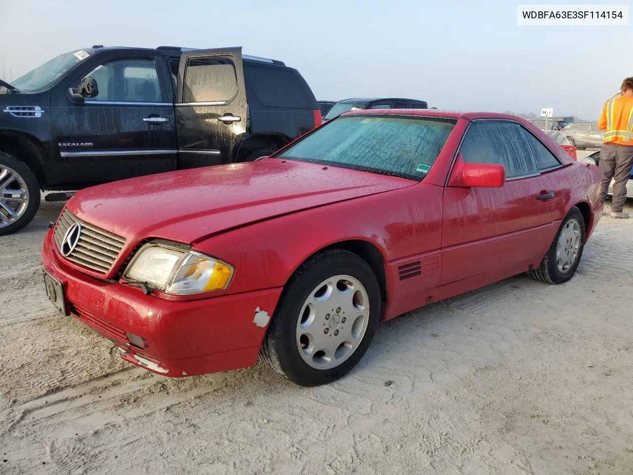 1995 Mercedes-Benz Sl 320 VIN: WDBFA63E3SF114154 Lot: 77023544