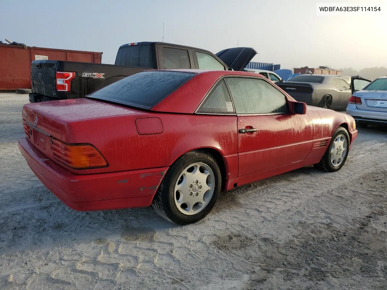 1995 Mercedes-Benz Sl 320 VIN: WDBFA63E3SF114154 Lot: 77023544