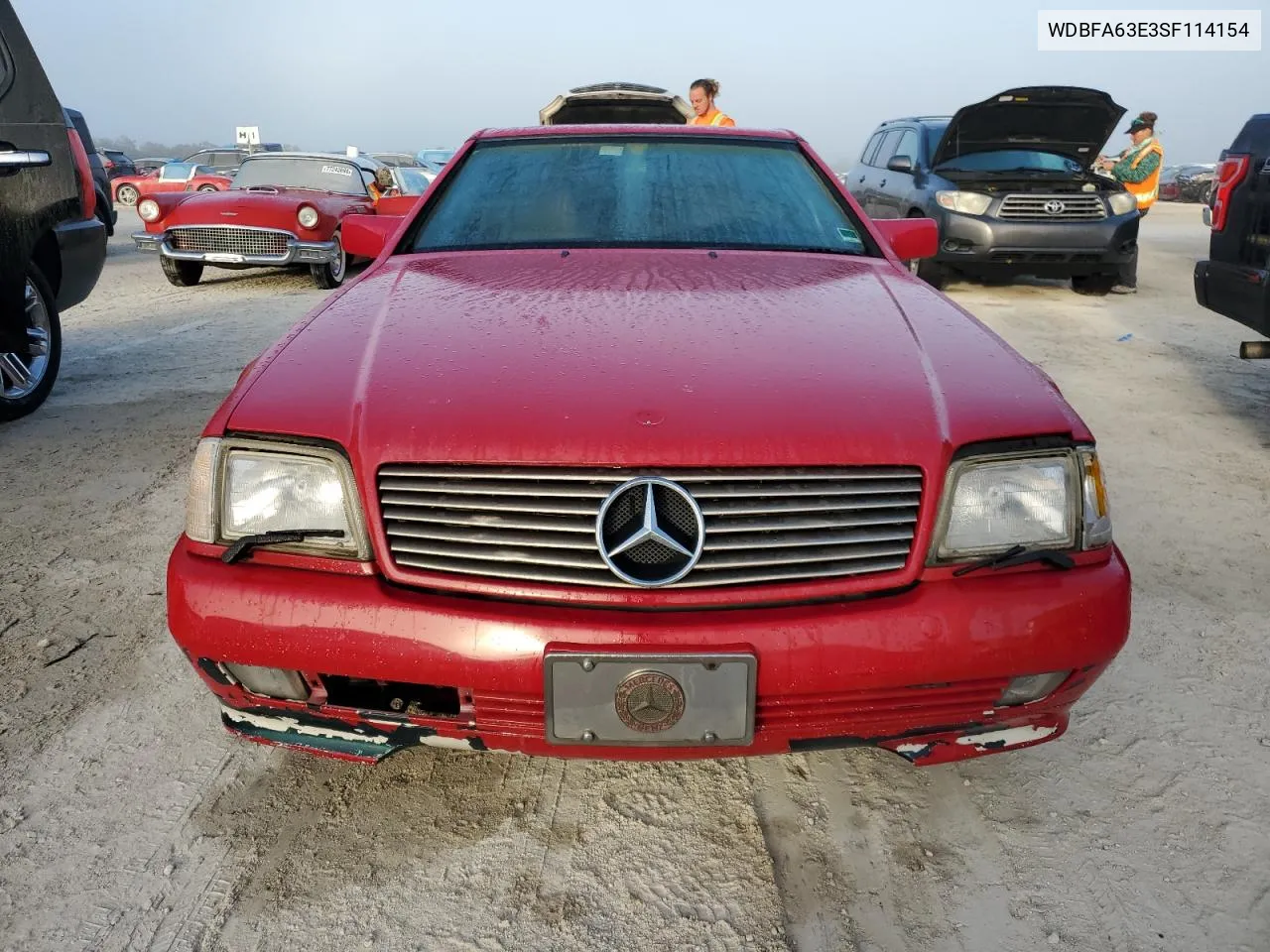 1995 Mercedes-Benz Sl 320 VIN: WDBFA63E3SF114154 Lot: 77023544