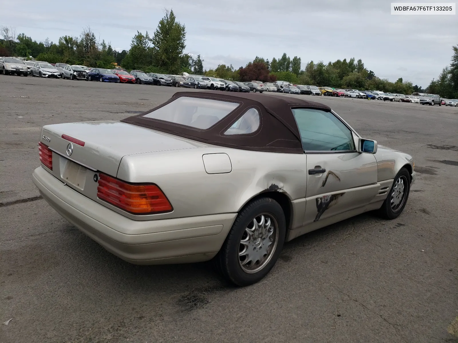 1996 Mercedes-Benz Sl 500 VIN: WDBFA67F6TF133205 Lot: 66977224