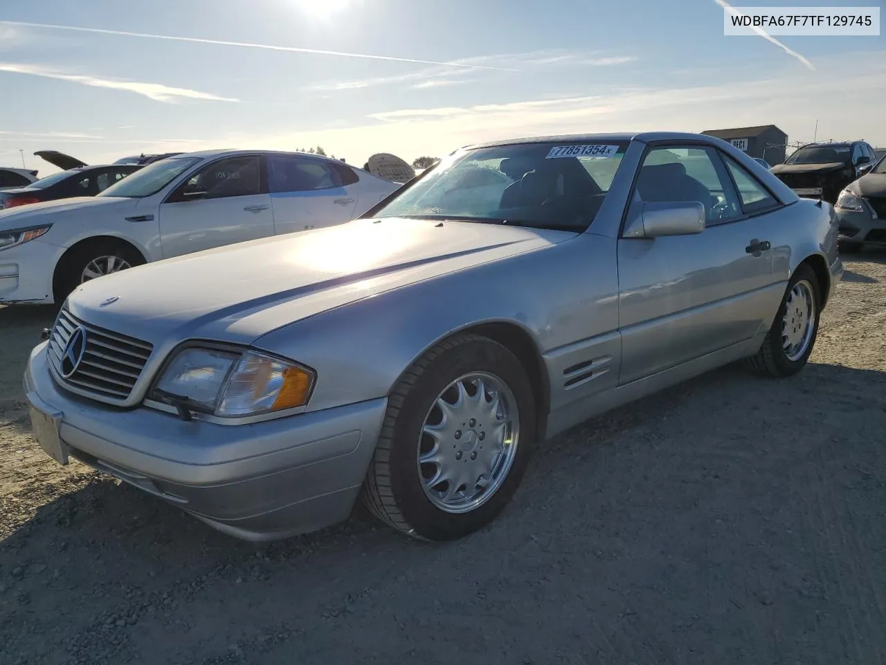 1996 Mercedes-Benz Sl 500 VIN: WDBFA67F7TF129745 Lot: 77851354