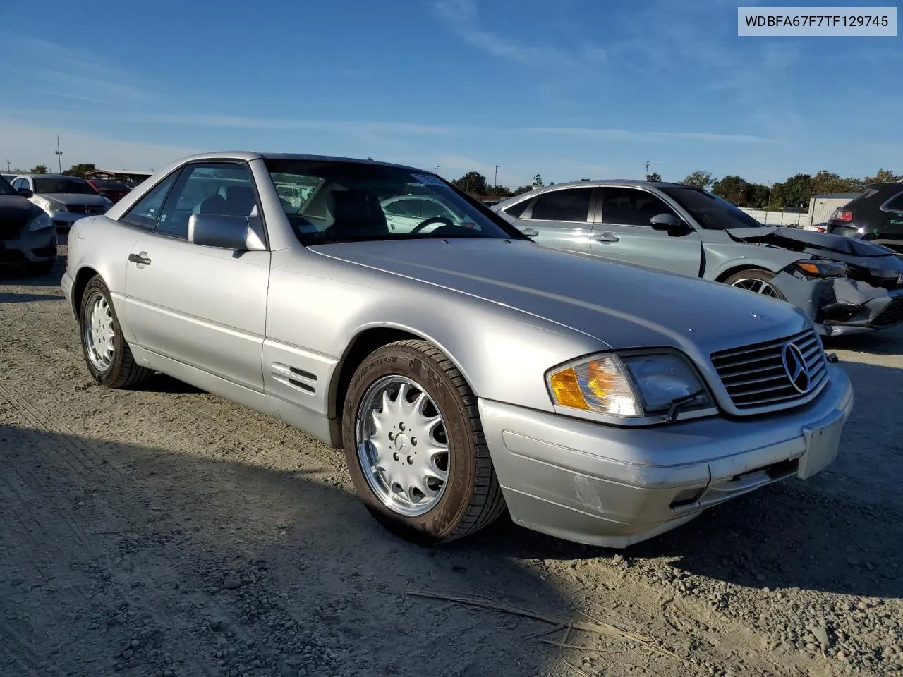 1996 Mercedes-Benz Sl 500 VIN: WDBFA67F7TF129745 Lot: 77851354