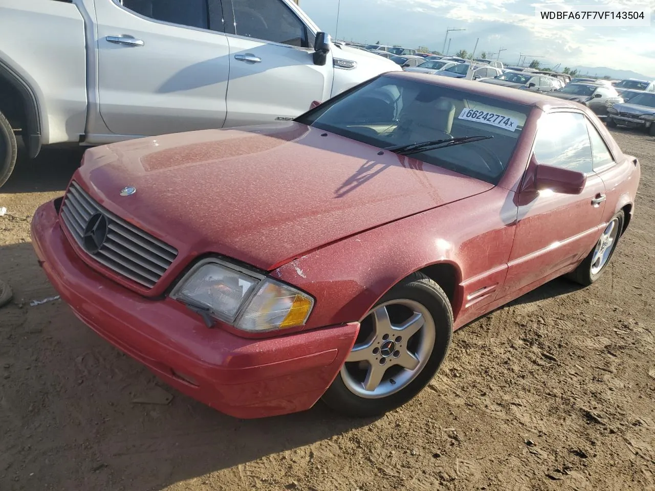 1997 Mercedes-Benz Sl 500 VIN: WDBFA67F7VF143504 Lot: 66242774