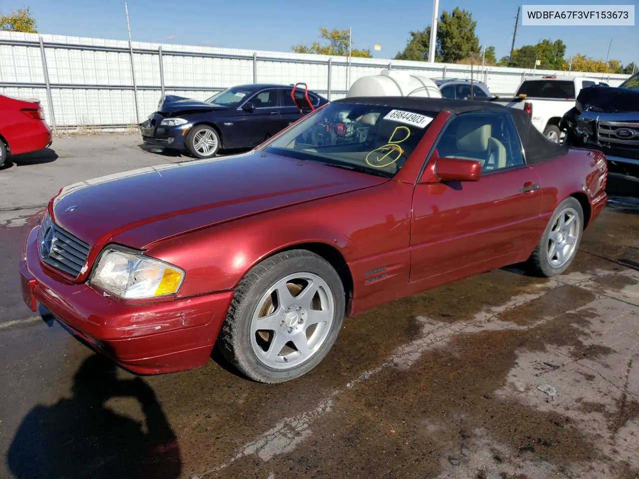 1997 Mercedes-Benz Sl 500 VIN: WDBFA67F3VF153673 Lot: 69632694