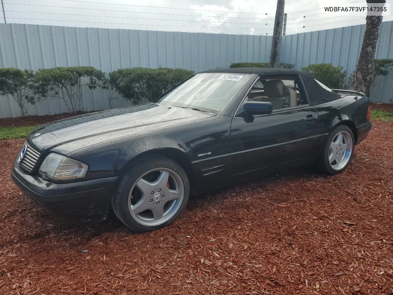 1997 Mercedes-Benz Sl 500 VIN: WDBFA67F3VF147355 Lot: 74295594