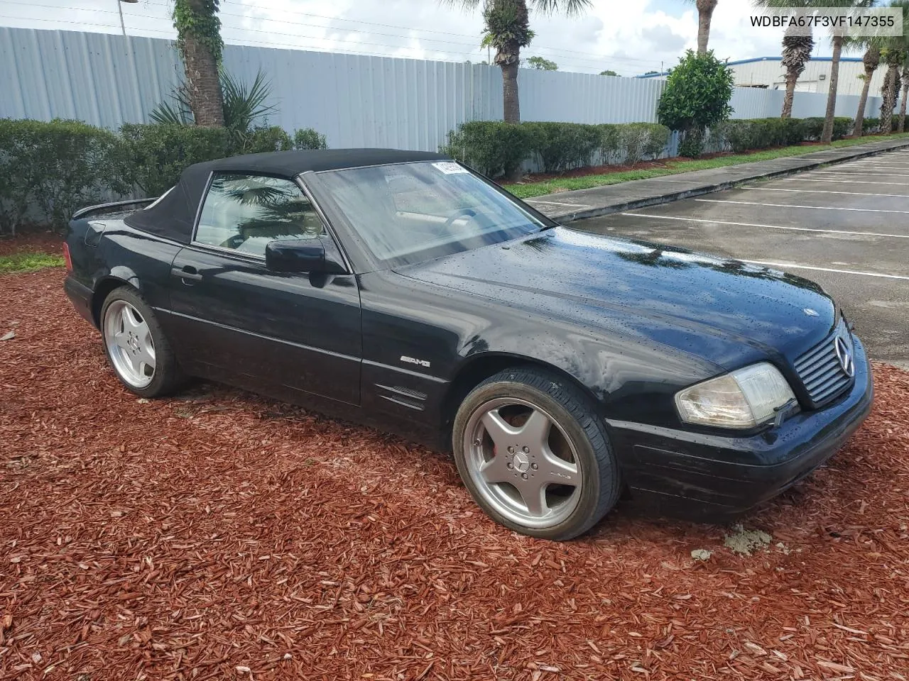 1997 Mercedes-Benz Sl 500 VIN: WDBFA67F3VF147355 Lot: 74295594