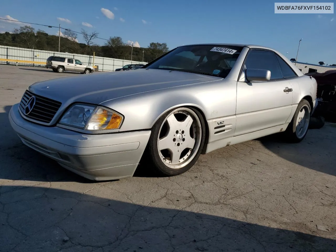 1997 Mercedes-Benz Sl 600 VIN: WDBFA76FXVF154102 Lot: 74347414