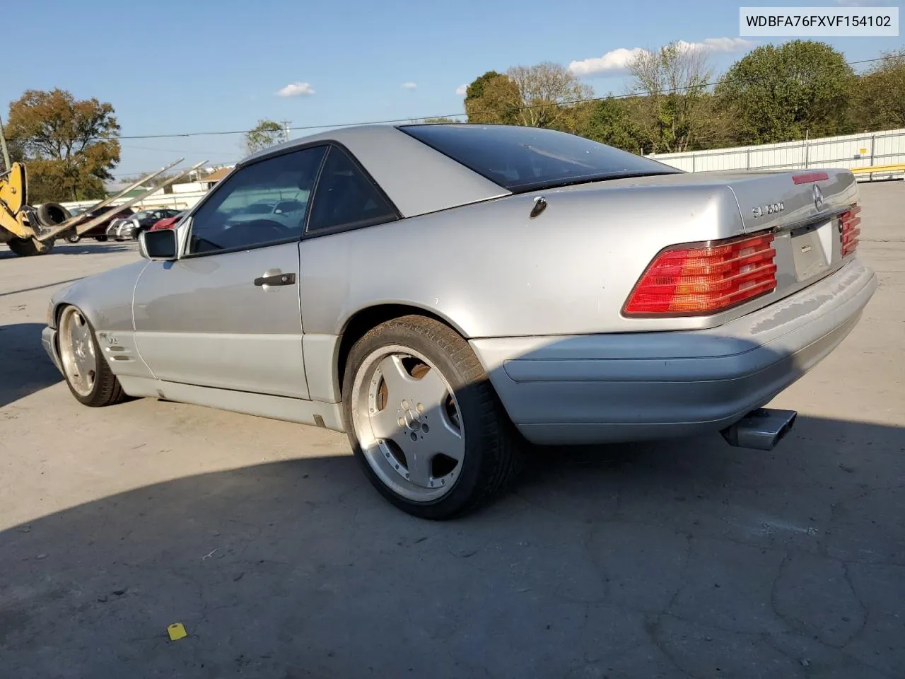 1997 Mercedes-Benz Sl 600 VIN: WDBFA76FXVF154102 Lot: 74347414