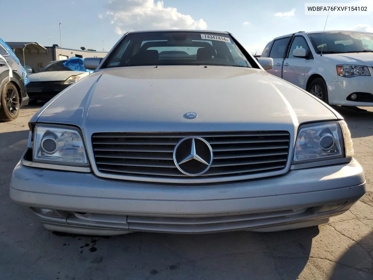 1997 Mercedes-Benz Sl 600 VIN: WDBFA76FXVF154102 Lot: 74347414