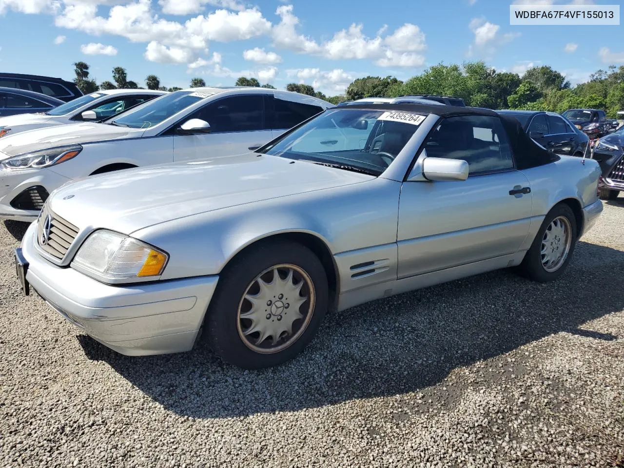 1997 Mercedes-Benz Sl 500 VIN: WDBFA67F4VF155013 Lot: 74395264