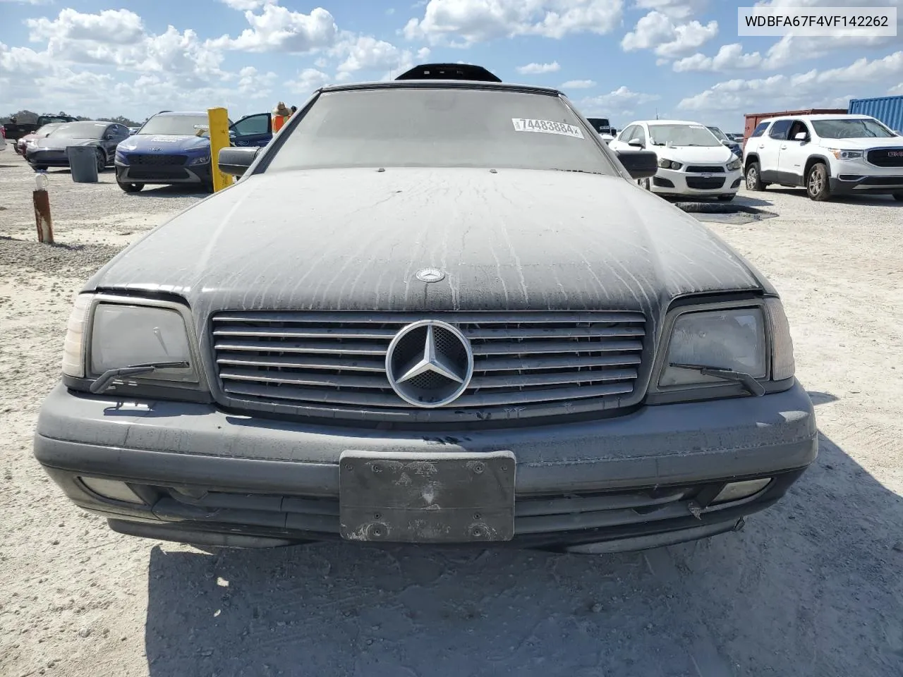 1997 Mercedes-Benz Sl 500 VIN: WDBFA67F4VF142262 Lot: 74483884