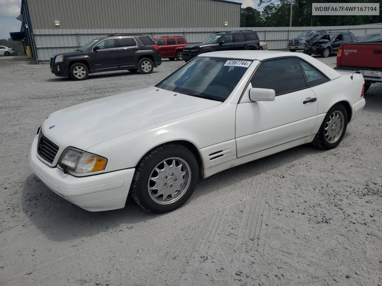 1998 Mercedes-Benz Sl 500 VIN: WDBFA67F4WF167194 Lot: 52867744