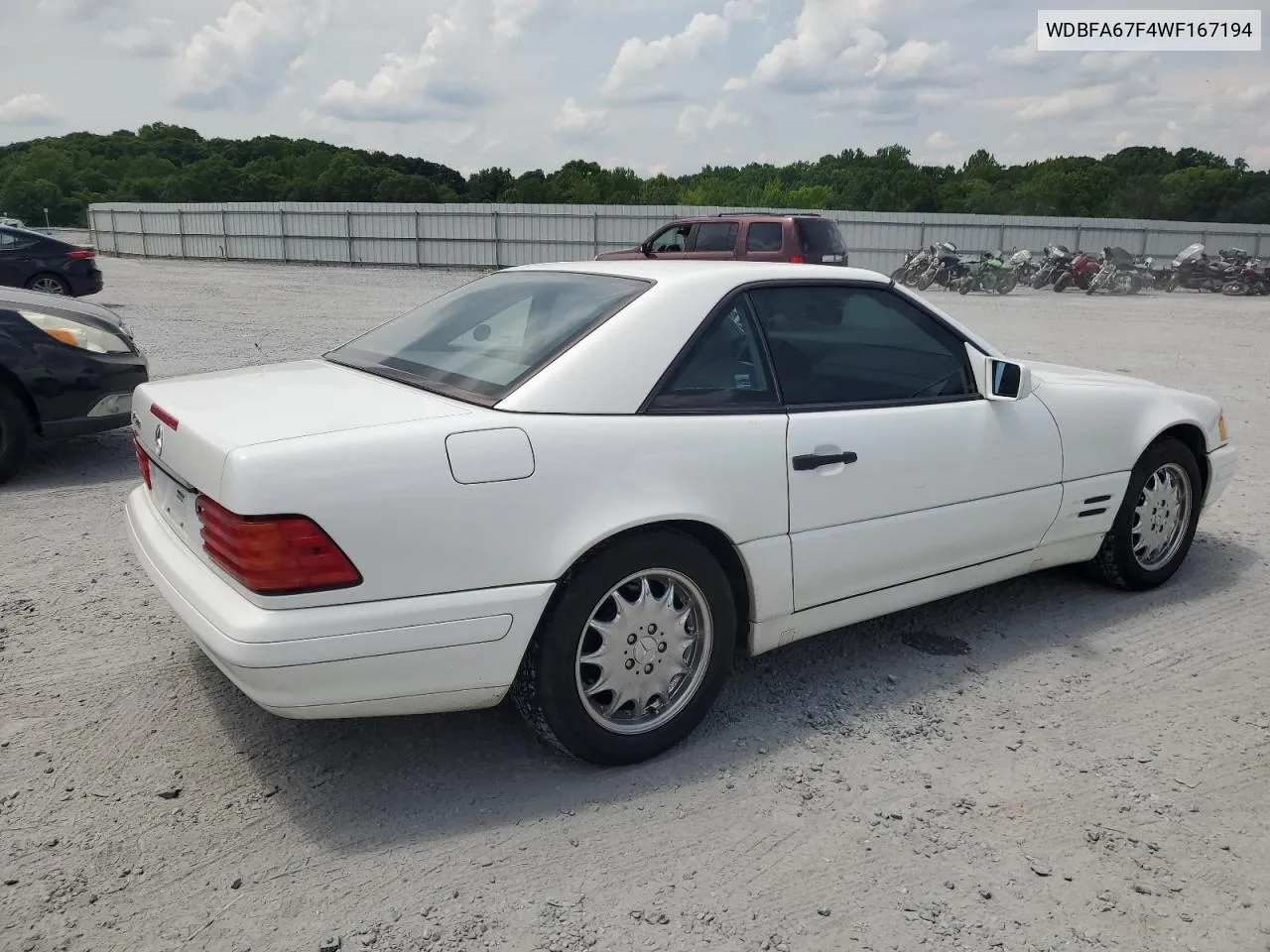 1998 Mercedes-Benz Sl 500 VIN: WDBFA67F4WF167194 Lot: 52867744