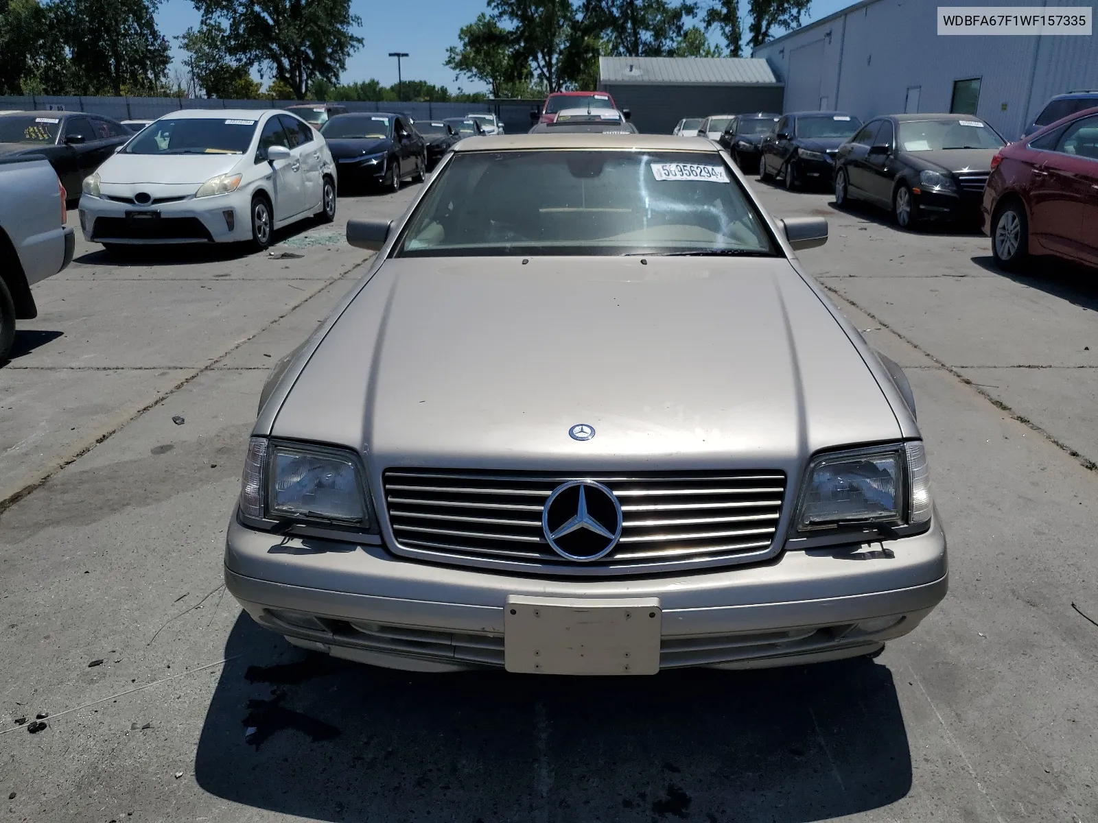 1998 Mercedes-Benz Sl 500 VIN: WDBFA67F1WF157335 Lot: 56956294