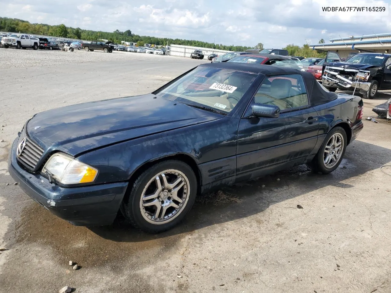 1998 Mercedes-Benz Sl 500 VIN: WDBFA67F7WF165259 Lot: 73132364