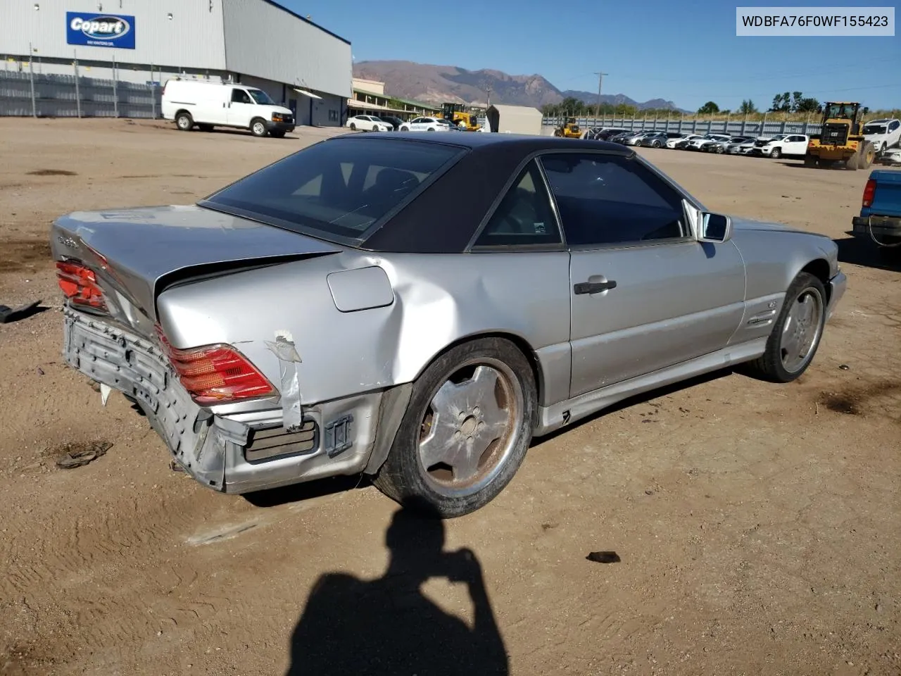 1998 Mercedes-Benz Sl 600 VIN: WDBFA76F0WF155423 Lot: 73841914