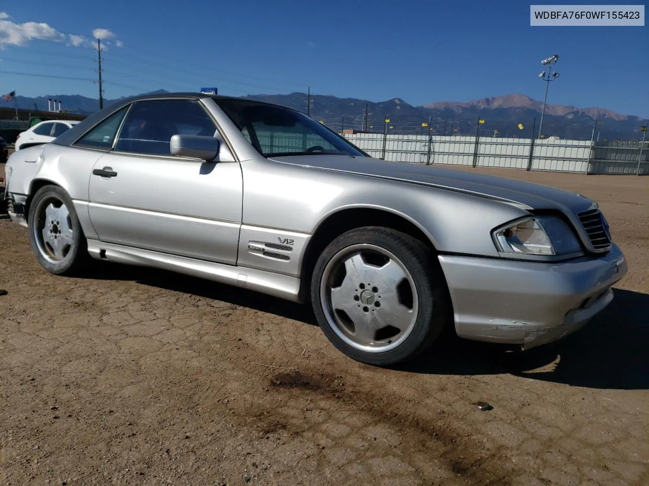 1998 Mercedes-Benz Sl 600 VIN: WDBFA76F0WF155423 Lot: 73841914