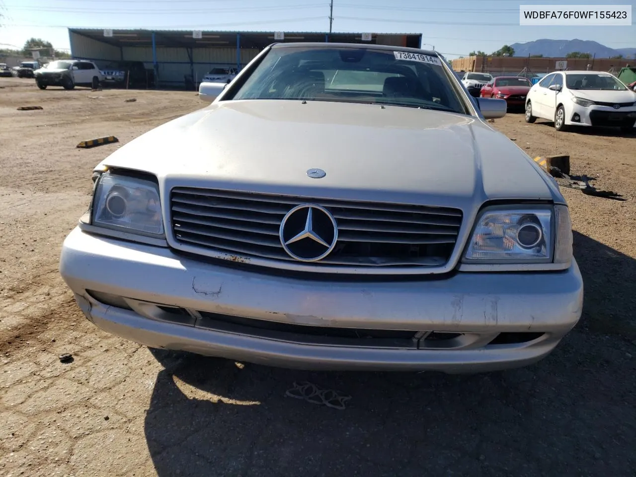 1998 Mercedes-Benz Sl 600 VIN: WDBFA76F0WF155423 Lot: 73841914