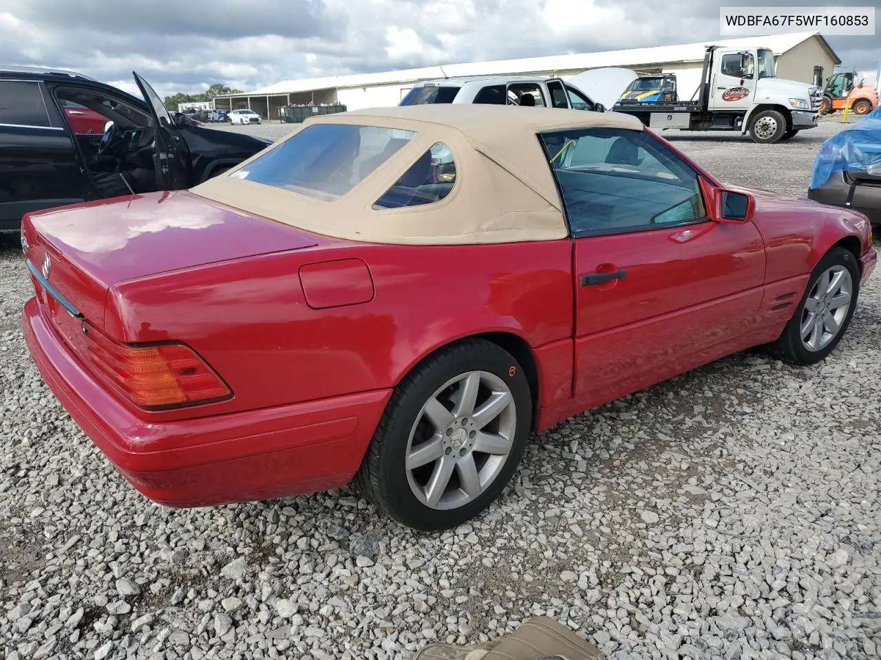 1998 Mercedes-Benz Sl 500 VIN: WDBFA67F5WF160853 Lot: 73988654