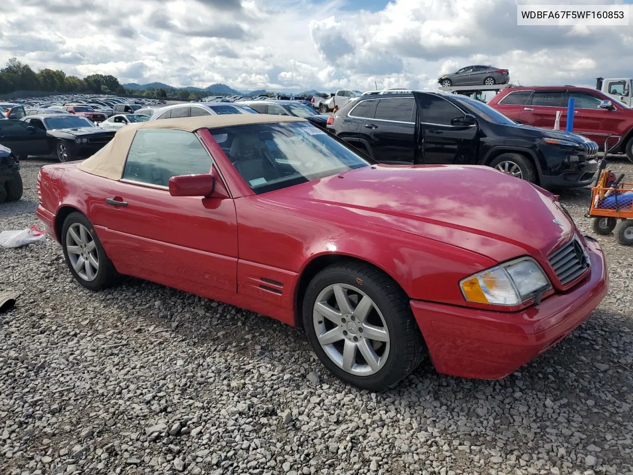 1998 Mercedes-Benz Sl 500 VIN: WDBFA67F5WF160853 Lot: 73988654