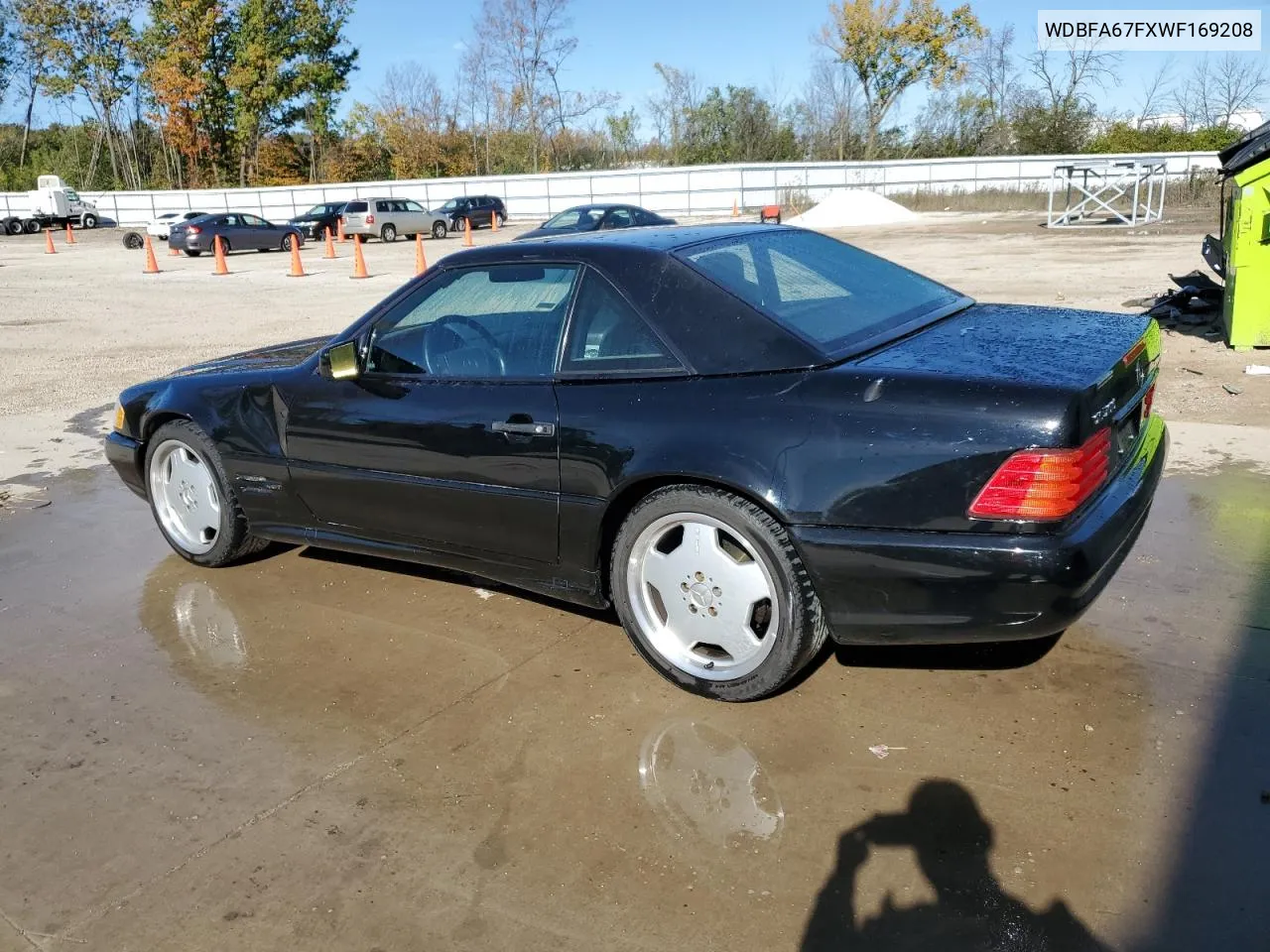 1998 Mercedes-Benz Sl 500 VIN: WDBFA67FXWF169208 Lot: 76115954