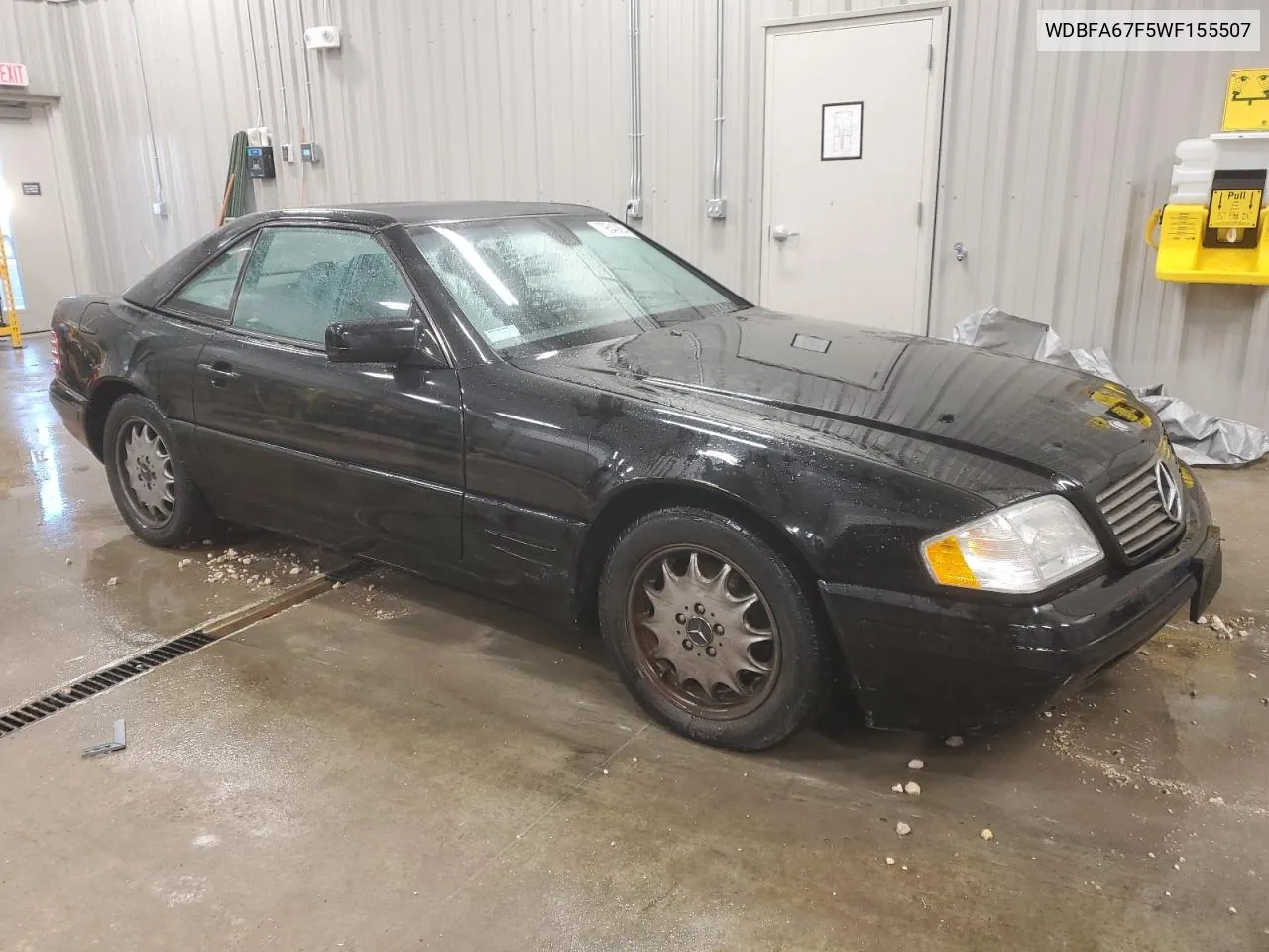 1998 Mercedes-Benz Sl 500 VIN: WDBFA67F5WF155507 Lot: 79540884