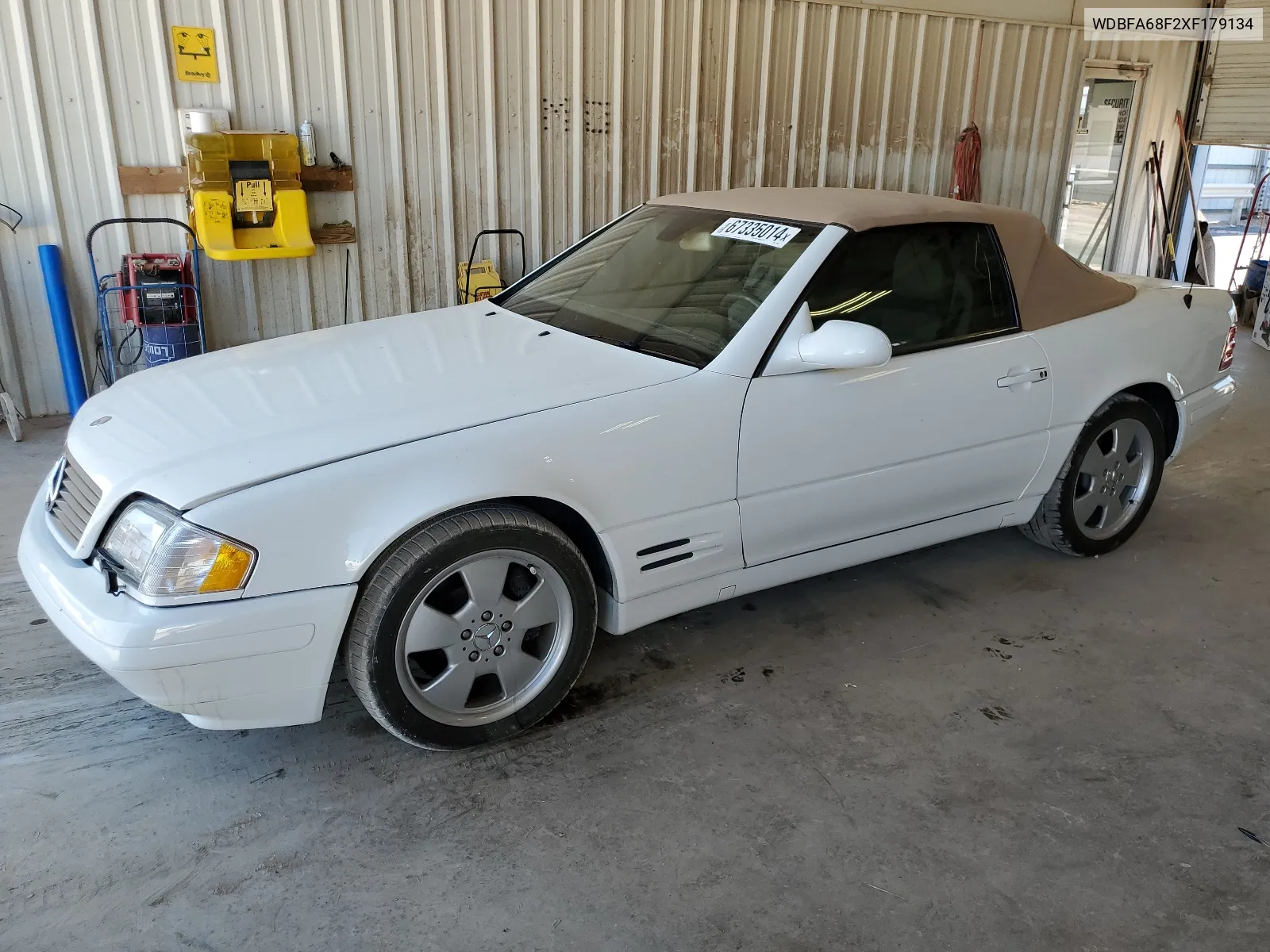 1999 Mercedes-Benz Sl 500 VIN: WDBFA68F2XF179134 Lot: 67335014