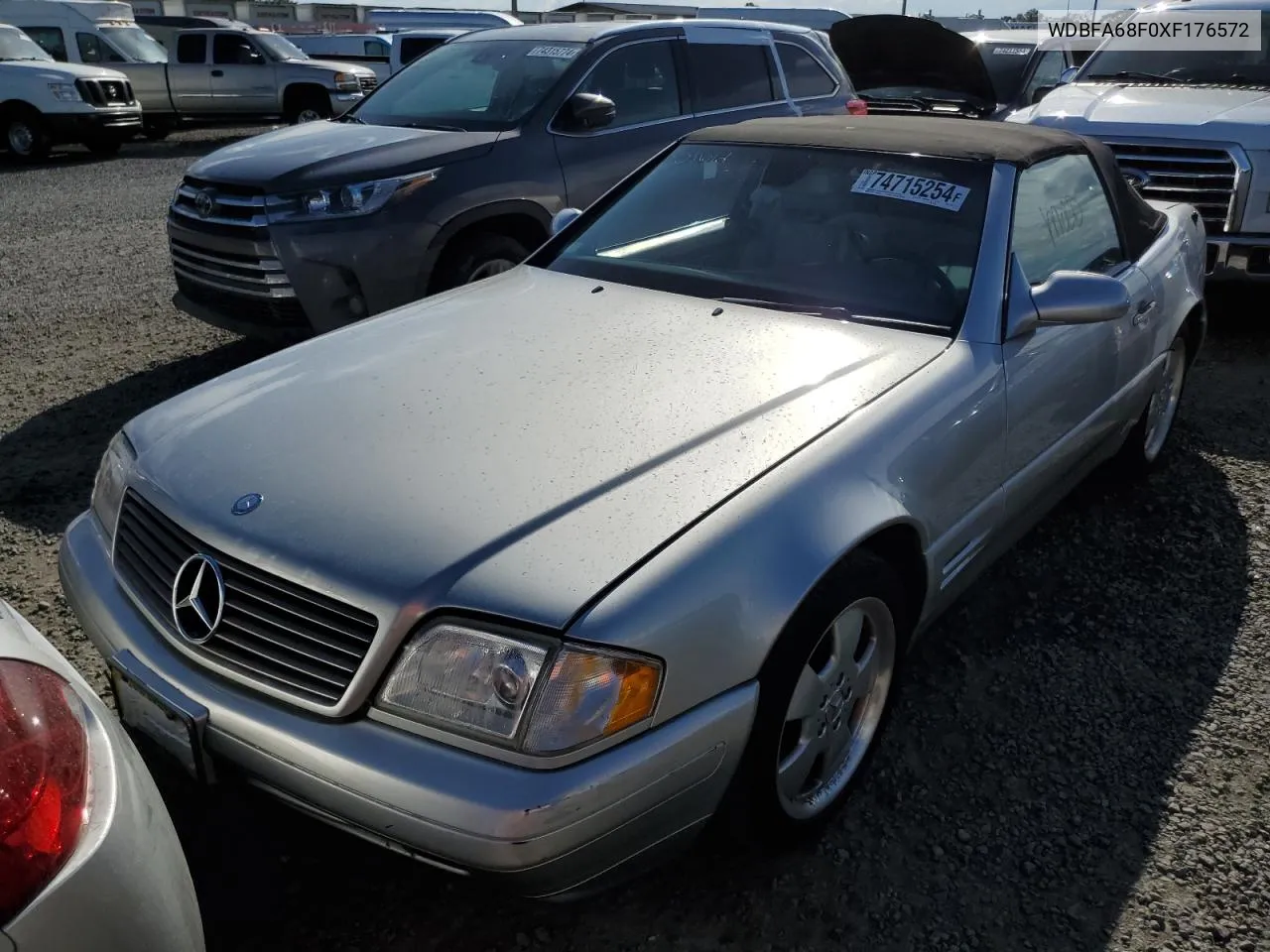 1999 Mercedes-Benz Sl 500 VIN: WDBFA68F0XF176572 Lot: 74715254