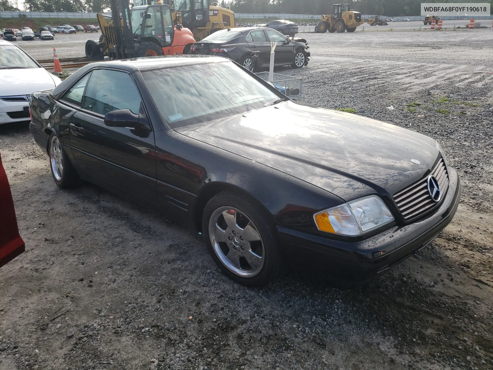 2000 Mercedes-Benz Sl 500 VIN: WDBFA68F0YF190618 Lot: 64791414