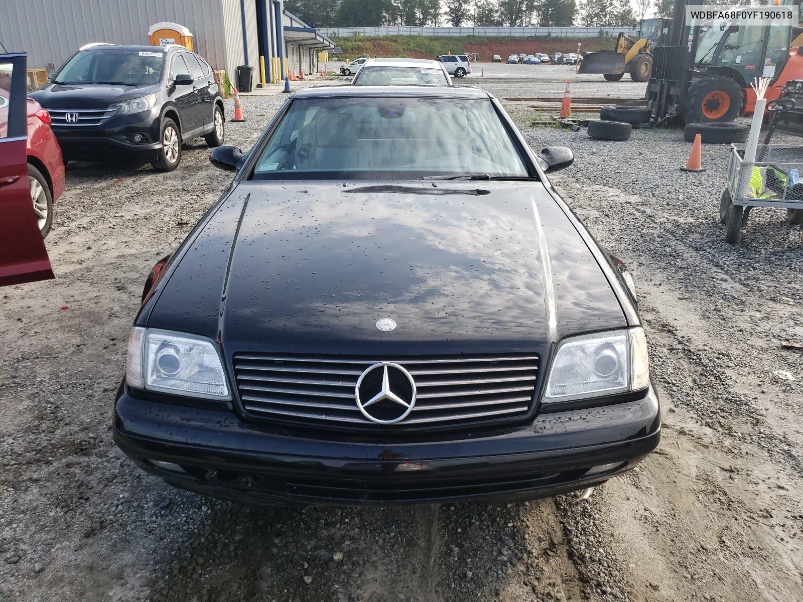 2000 Mercedes-Benz Sl 500 VIN: WDBFA68F0YF190618 Lot: 64791414