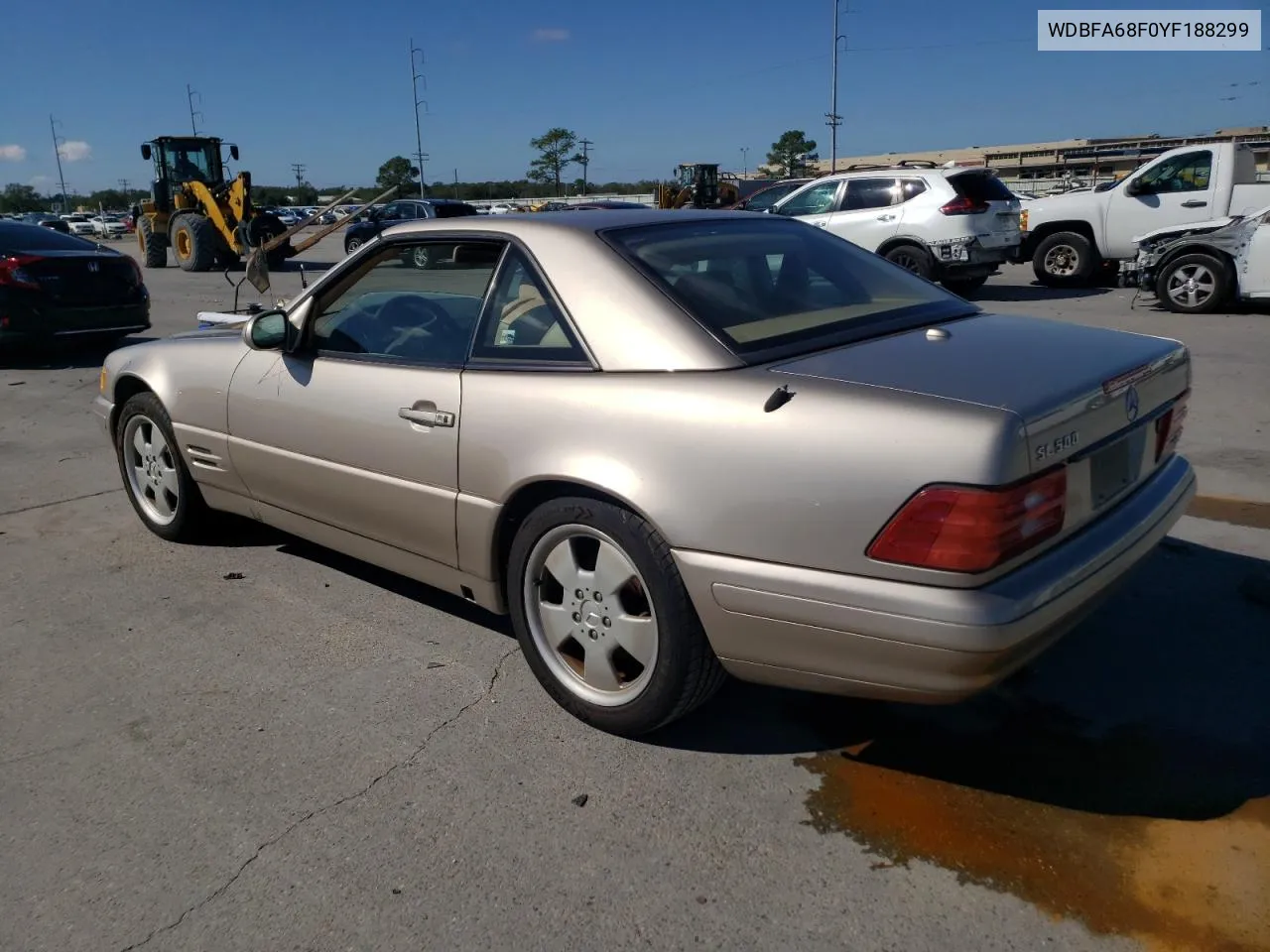 2000 Mercedes-Benz Sl 500 VIN: WDBFA68F0YF188299 Lot: 79522494