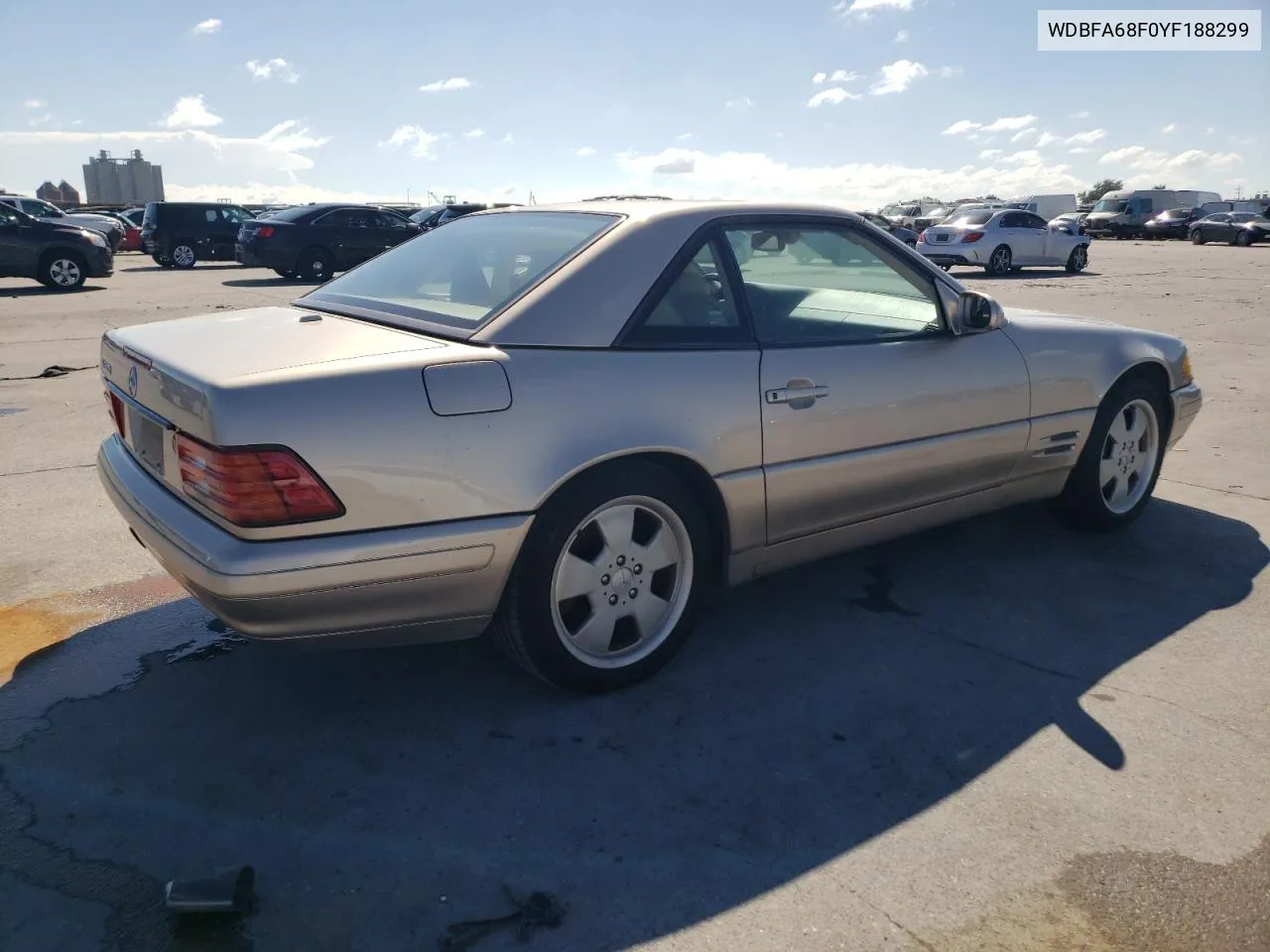 2000 Mercedes-Benz Sl 500 VIN: WDBFA68F0YF188299 Lot: 79522494