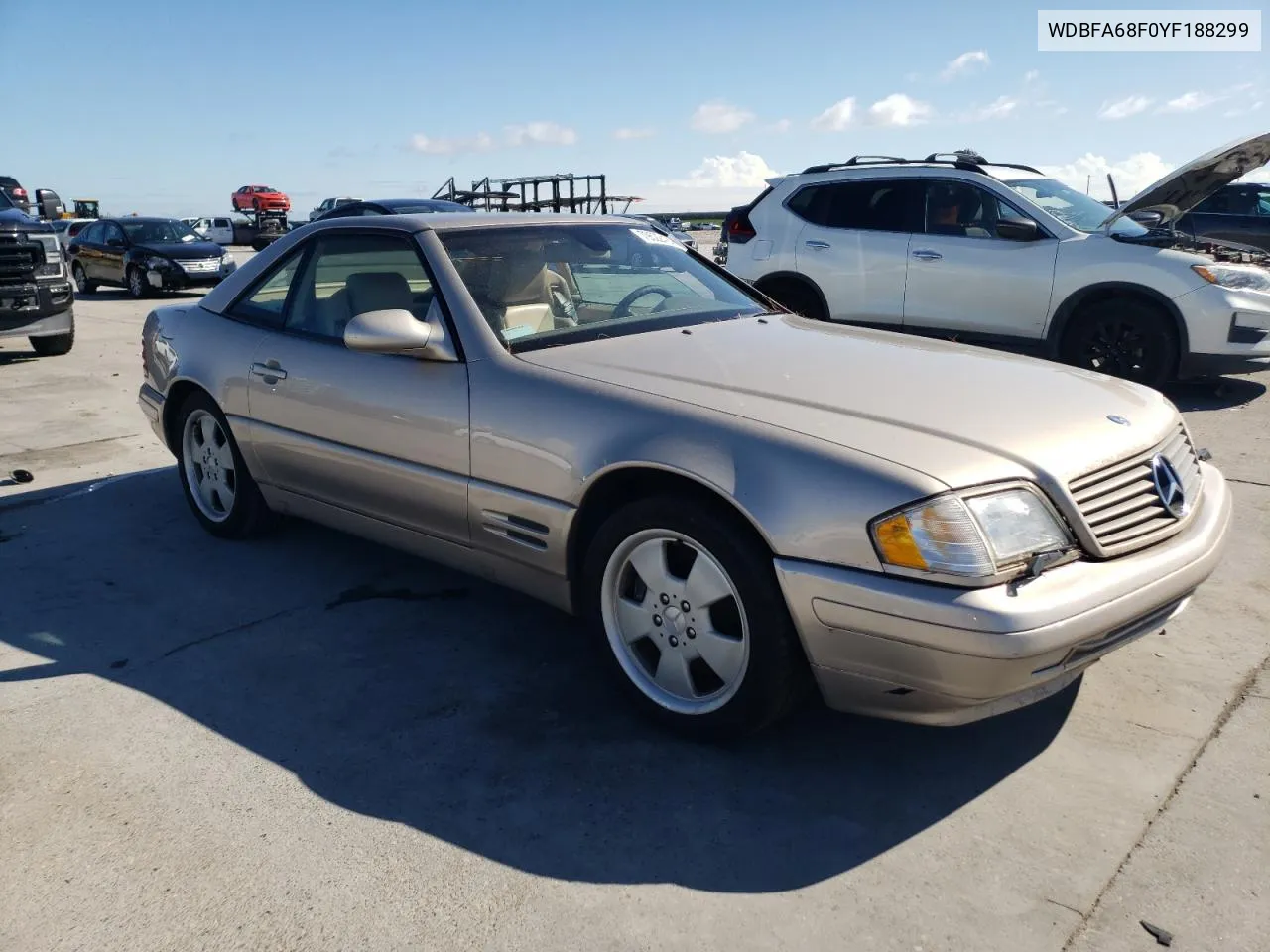 2000 Mercedes-Benz Sl 500 VIN: WDBFA68F0YF188299 Lot: 79522494