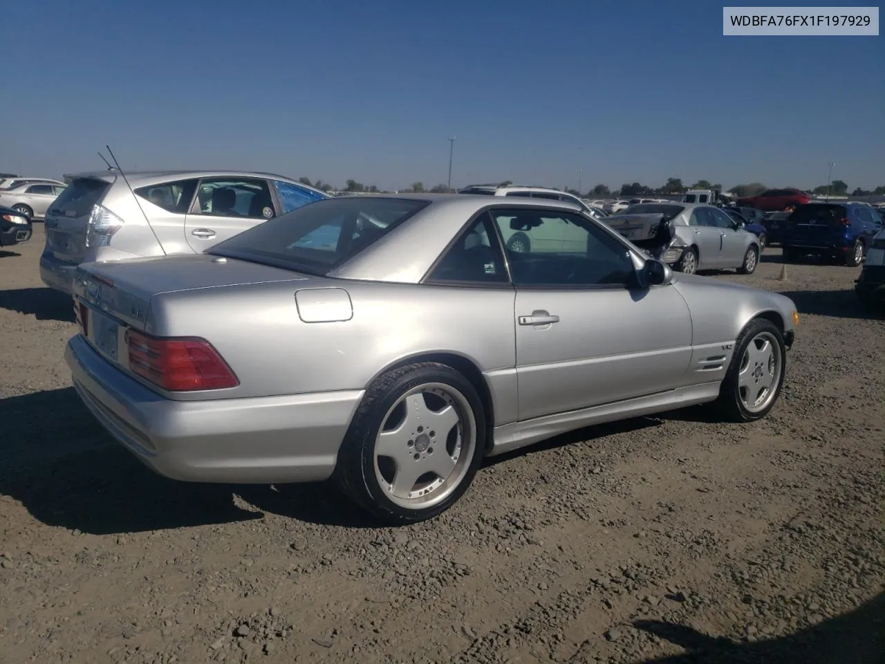 2001 Mercedes-Benz Sl 600 VIN: WDBFA76FX1F197929 Lot: 69343594